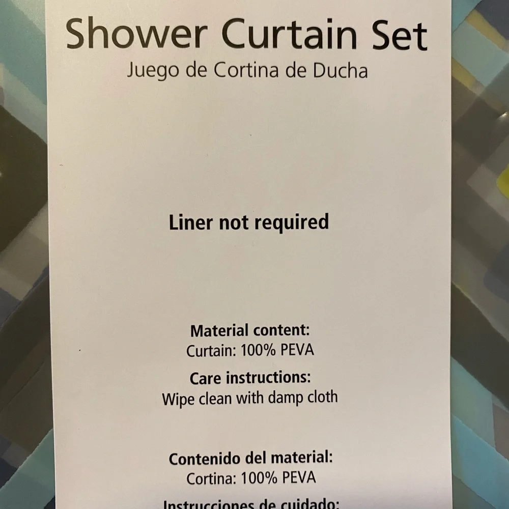Shower curtain set